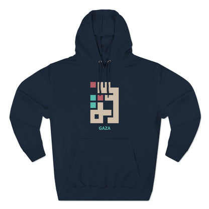 Gaza Kufic Unisex Premium Pullover Hoodie