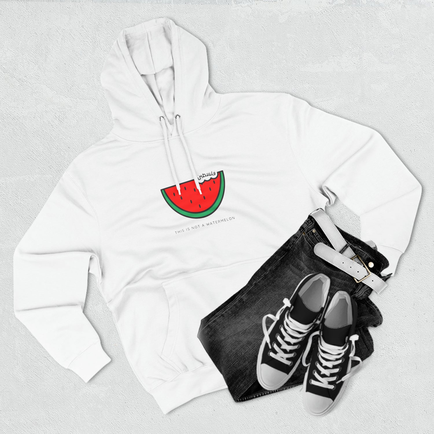 Not a Watermelon Unisex Premium Pullover Hoodie