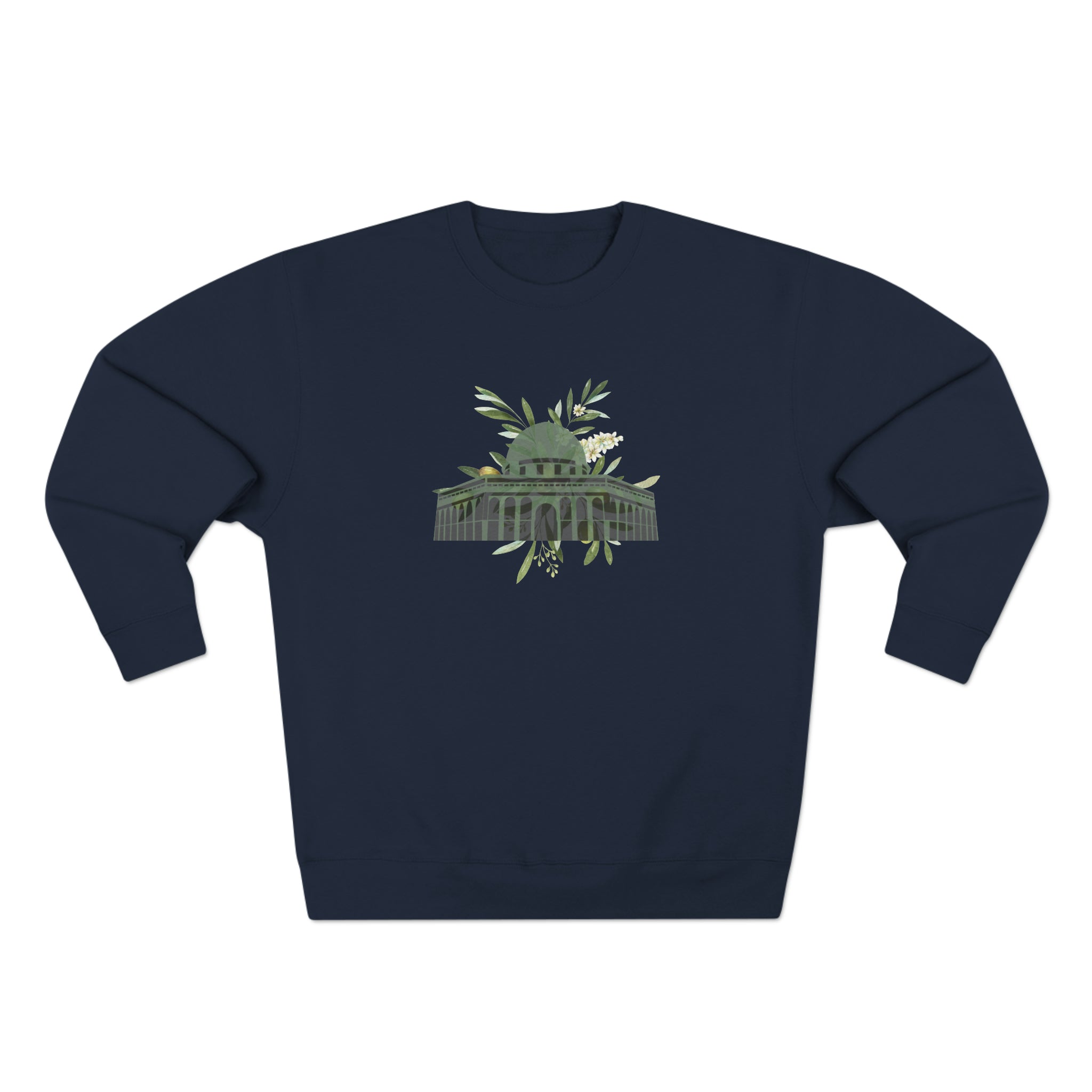 Jerusalem Olives Unisex Premium Crewneck Sweatshirt