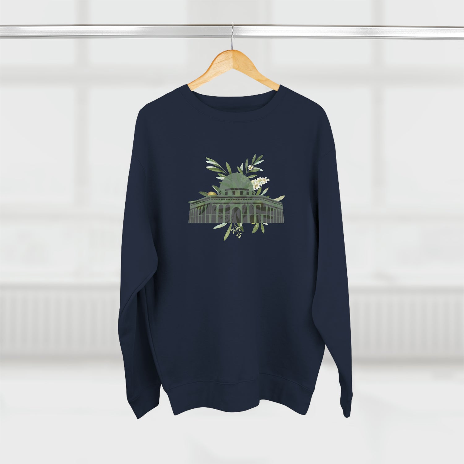 Jerusalem Olives Unisex Premium Crewneck Sweatshirt