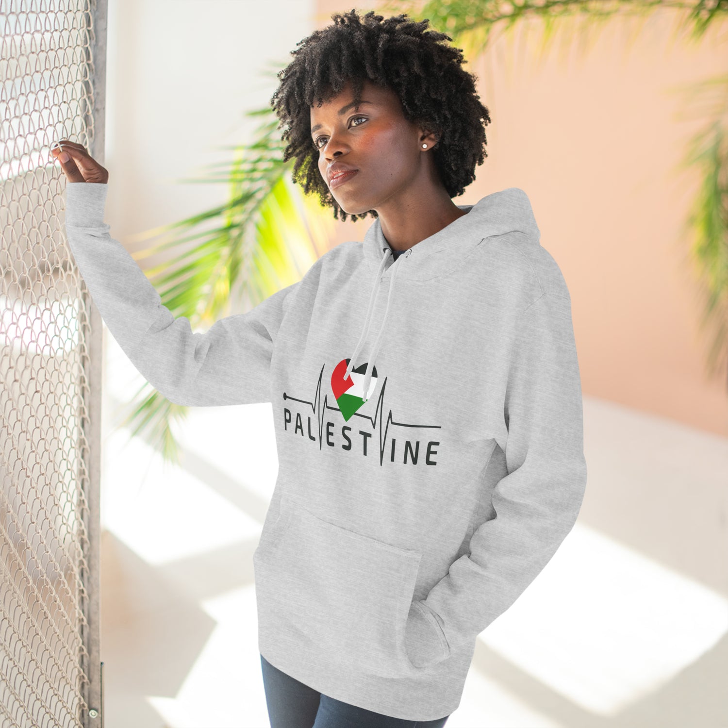 Palestine Pulse Unisex Premium Pullover Hoodie