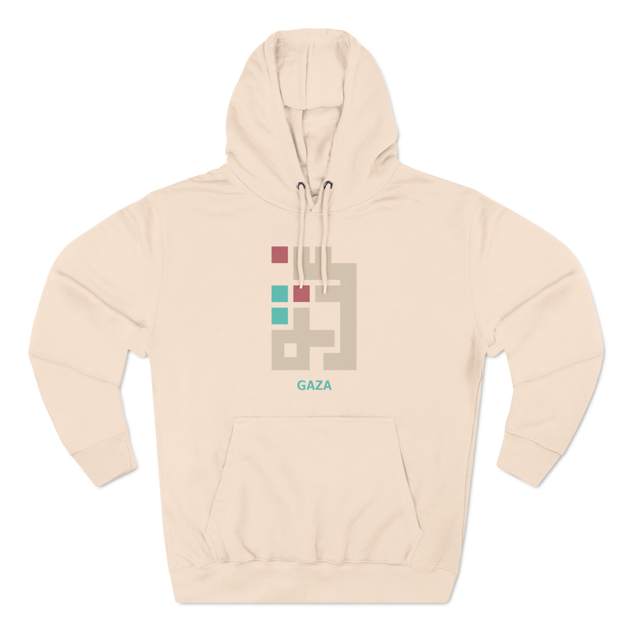 Gaza Kufic Unisex Premium Pullover Hoodie