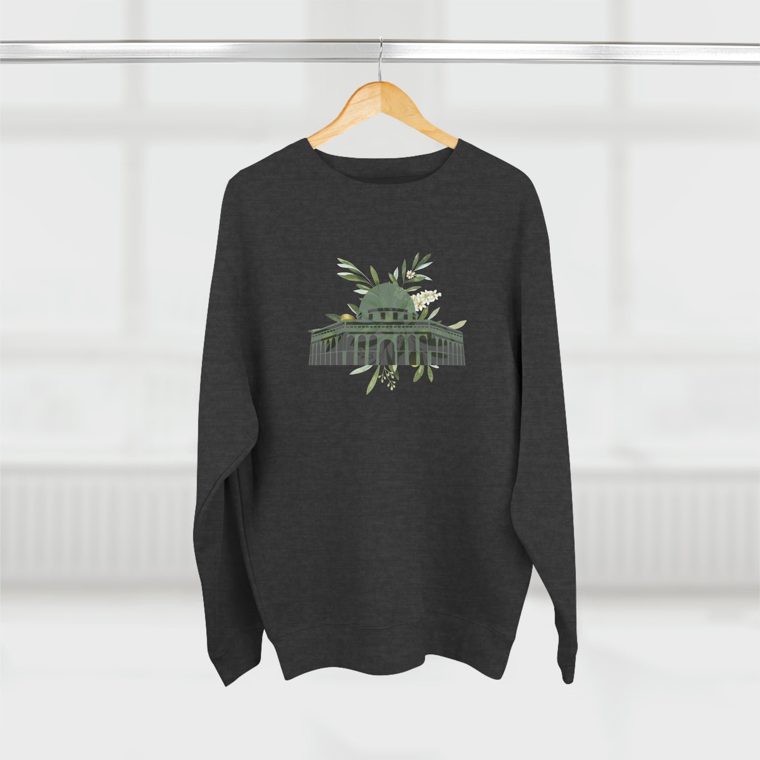 Jerusalem Olives Unisex Premium Crewneck Sweatshirt