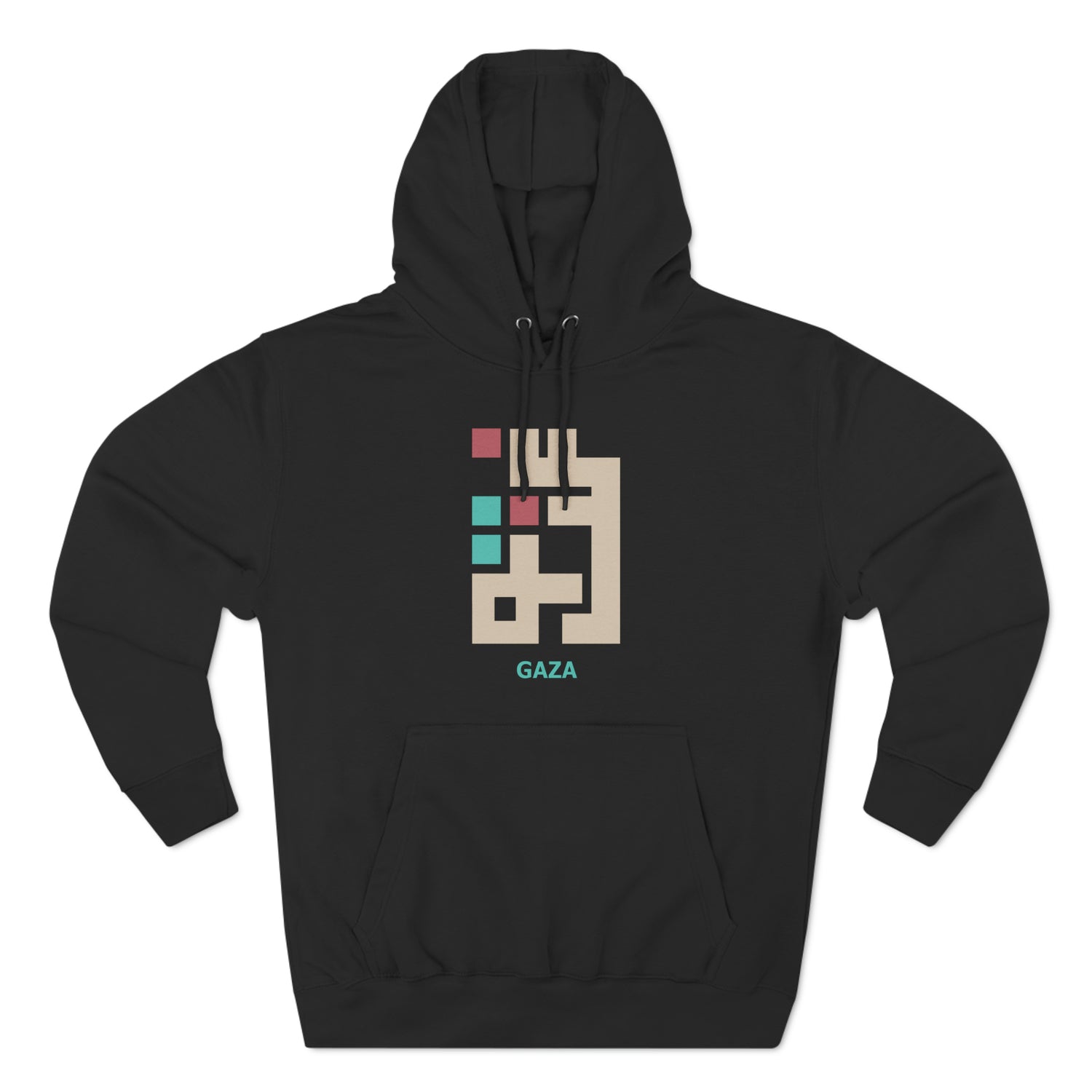 Gaza Kufic Unisex Premium Pullover Hoodie