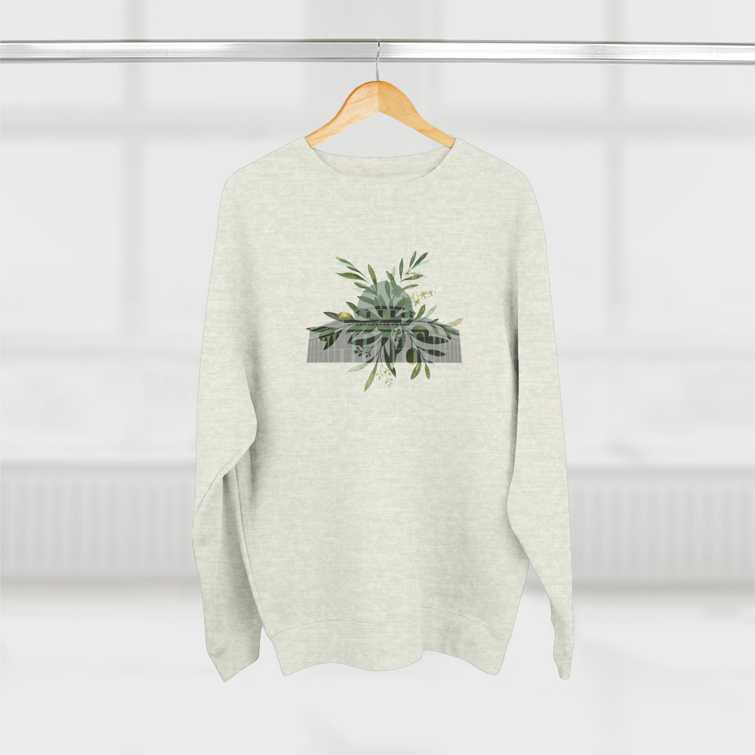 Jerusalem Olives Unisex Premium Crewneck Sweatshirt