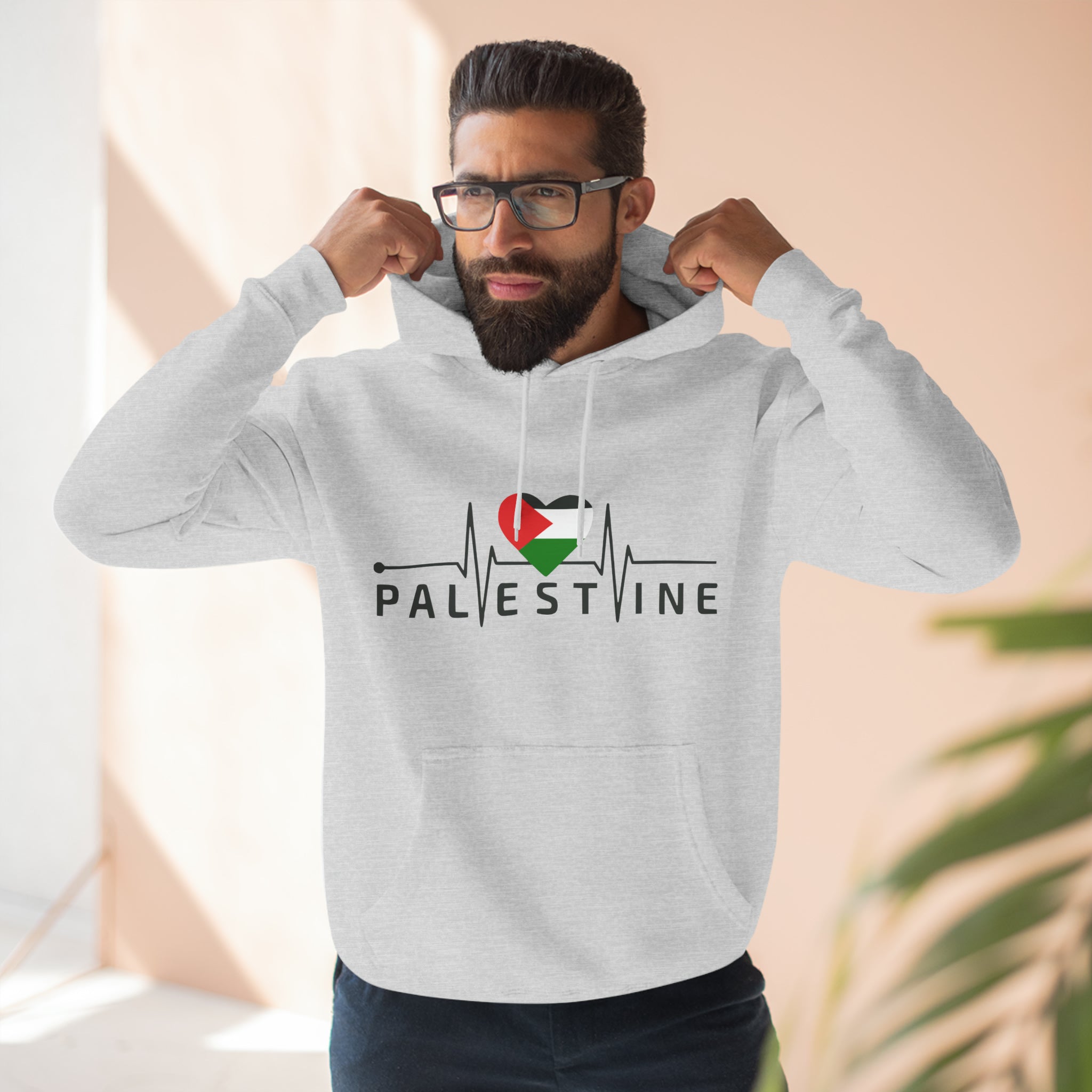 Palestine Pulse Unisex Premium Pullover Hoodie