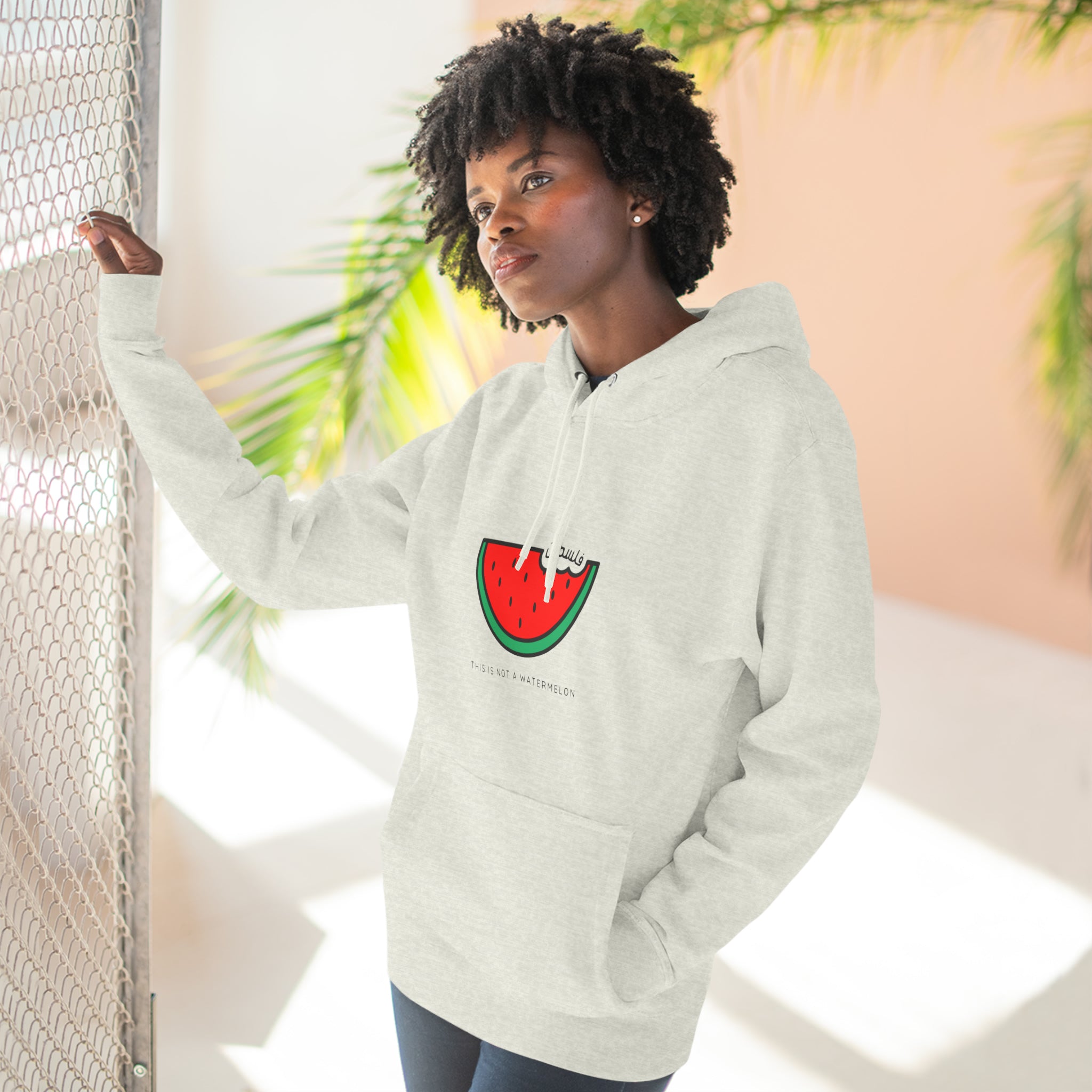 Not a Watermelon Unisex Premium Pullover Hoodie